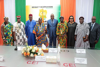 Présidentielle 2025 : La CEI échange avec la Chambre des Rois et Chefs traditionnels pour des scrutins apaisés