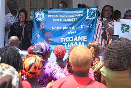 Côte d'Ivoire/ politique: Meeting des militants du PDCI relatif au procès du président du parti