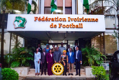 Côte d'Ivoire : Le Rotary International (District 9101) et la FIF unissent leurs forces pour un impact social profond