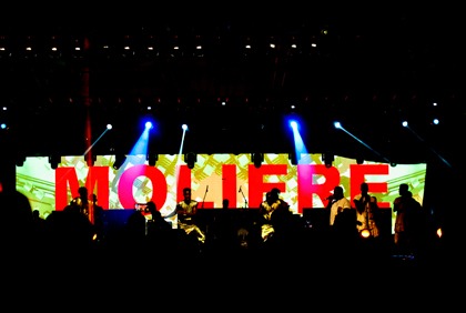 Musique: concert de l'artiste Moliere au palais de la culture