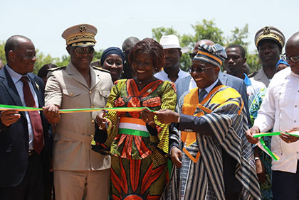 Boundiali: une nouvelle station de traitement d'eau potable inaugurée de Gbemou