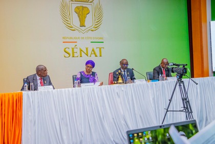 Yamoussoukro : le Ministre Souleymane Diarrassouba fait adopter deux projets de loi par les sénateurs de la Commission des affaires économiques  et financières