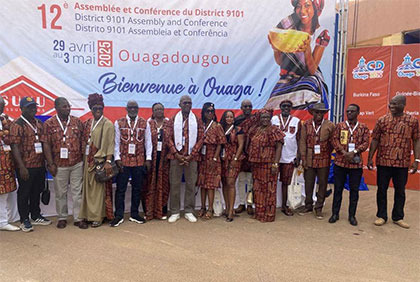 Rotary : Le Gouverneur élu Abou-Bakar Ouattara forme son équipe pour un mandat  2025 - 2026 ambitieux