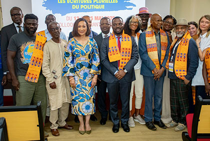 Ouverture d'un Colloque International ''les arts de la démocratie en Afrique. Les écritures plurielles du politique''