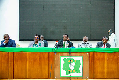 Politique: conférence de presse du PDCI-RDA