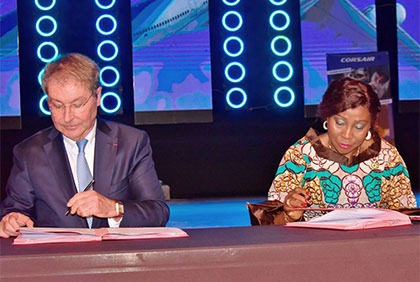 Transport aérien : Plusieurs institutions ivoiriennes renouvellent leur partenariat avec la compagnie Corsair