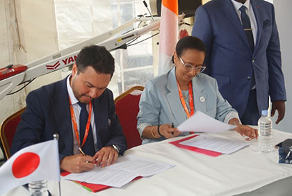 Côte d'Ivoire : ATC Comafrique et YANMAR signent une convention stratégique au SARA 2025