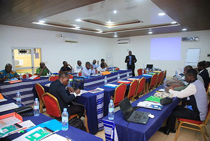 Atelier de formation des acteurs des médias sur la sécurisation foncière rurale.