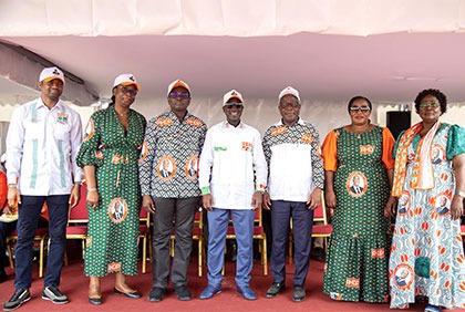 Meeting de clôture du pré-congrès du Rhdp dans L'Agneby Tiassa