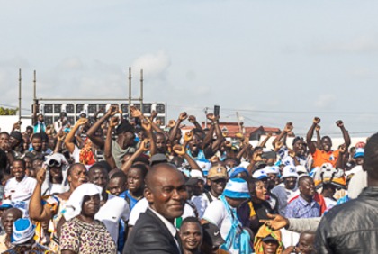 Le président du PPA CI Laurent Gbagbo en tournée « COCOCO » dans la commune de Port-Bouet