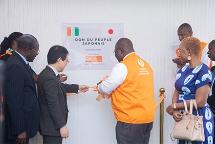 Insécurité alimentaire : le Japon fait un don à la Côte d’Ivoire