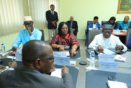 Élections présidentielles 2025: Rencontre entre la Haute Autorité de la Communication Audiovisuelle (HACA) et une délégation de la CEDEAO 