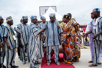 Cérémonie d'intronisation du chef de la communauté Tagbana de Marcory et Treichville