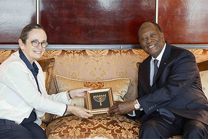 Diplomatie : Alassane Ouattara reçoit l’ambassadeur d’Israël en Côte d’Ivoire 