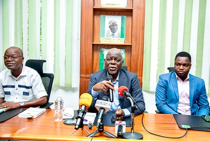 Conférence de presse relative au rapt des responsables de la jeunesse du PDCI-RDA