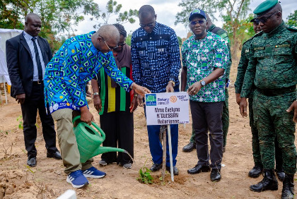 Lutte contre la déforestation : le District 9101 du Rotary International mène une opération dans la Forêt Classée de Palakass (Ferkessédougou)