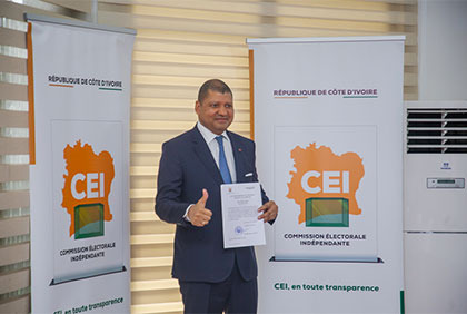 Présidentielle 2025 : Jean-Louis Billon confirme sa candidature par le dépôt officiel de son dossier à la CEI