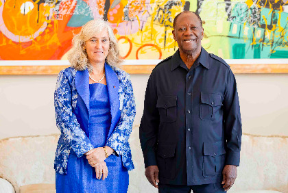 Diplomatie: l'Ambassadeur de l'Union Européenne reçu par Alassane Ouattara