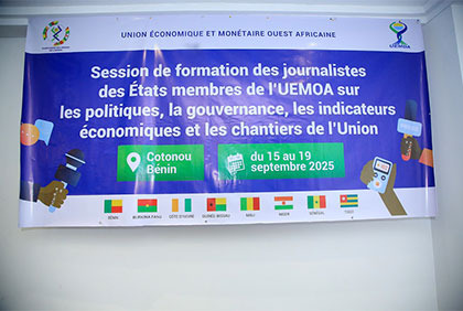 Session de formation des journalistes des pays de l’Uemoa