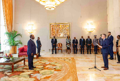 Diplomatie: l'Ambassadeur d'Israël  en Côte d'Ivoire présente ses Lettres de créances