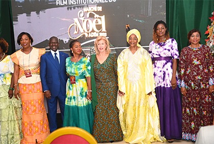 Ouverture du 2e marché de Noël de l'ADEM