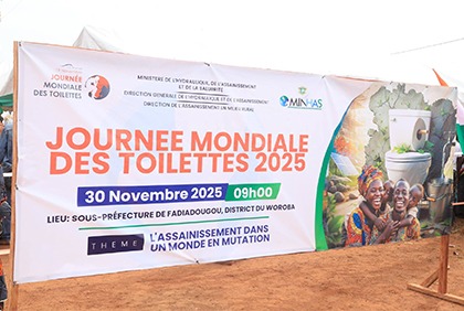 Journée mondiale des toilettes : le ministre Bouaké Fofana appelle à un engagement collectif pour la latrinisation des écoles et villages