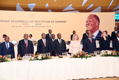 Prestation de Serment et investiture du Président Alassane Ouattara: déjeuner offert en l'honneur des invités