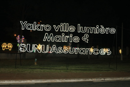  2eme édition du projet « Yakro Ville Lumière », fruit du partenariat entre la Mairie et SUNU Assurances Vie Côte d’Ivoire