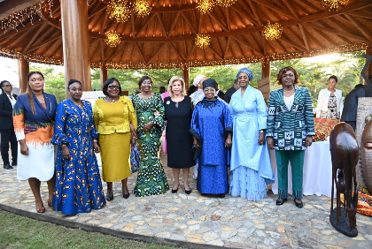 Cérémonie de présentation de vœux à la Première Dame et aux femmes de Côte d'Ivoire