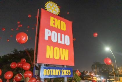 Une stèle du Rotary dédiée à la lutte contre la polio inaugurée à Treichville