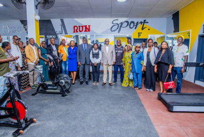 Treichville/ Ouverture de la salle de gymnase Tiote Cheik: Amichia et le Conseil municipal offre un nouvel écrin au sport aux normes internationaux