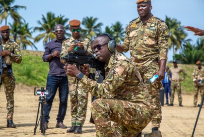 Cérémonie d’inauguration du nouveau champ de tir pour les Forces spéciales ivoiriennes