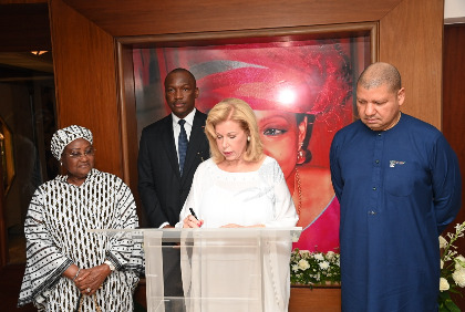 Décès de Madame Kada Billon: La Première Dame, Madame Dominique Ouattara présente ses condoléances à la famille Billon