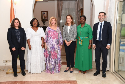 Audience avec Madame Tanya Saadé Zeenny,Présidente de la Fondation CMA CGM