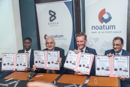 Cérémonie de signature de partenariat stratégique entre BIL Logistics International et Noatum à Abidjan