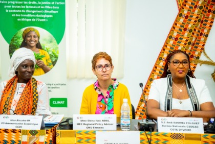 Côte d'Ivoire : ouverture du programme régional intégré de la CEDEAO sur le Genre, le Changement Climatique et l’Économie Verte