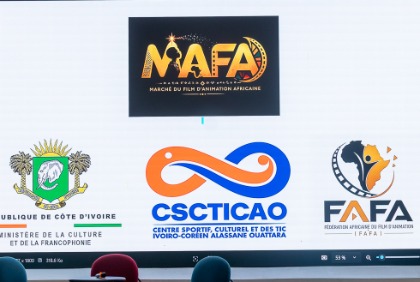 Conférence de presse relative à la 1ère édition du Marché africain du film d’animation (MAFA) à Abidjan