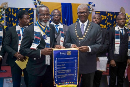  Remise de charte et  révélation de Roue: le Rotary club de Bondoukou voit officiellement le jour