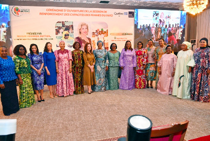Cérémonie de lancement de la session de formation des femmes du FAFCI