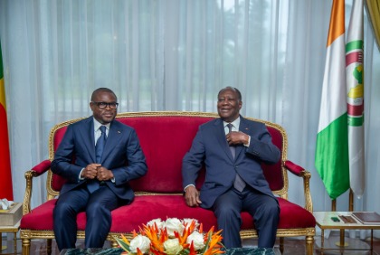 Diplomatie : Romuald Wadagni, Président de la République du Bénin à Abidjan