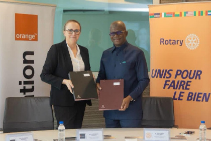 Éducation : La Fondation Orange Côte d’Ivoire et le Rotary District 9101 s’unissent offrent une médiathèque moderne au Lycée Moderne 1 & 2 de Bondoukou