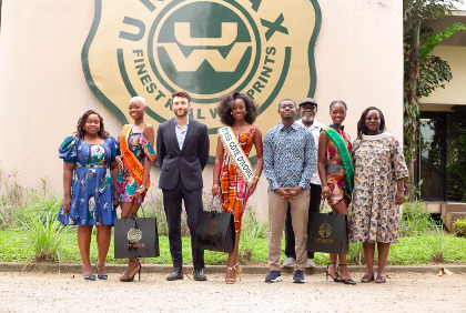 Côte d'Ivoire: Miss Côte d'Ivoire 2026 et ses dauphines en visite à Uniwax