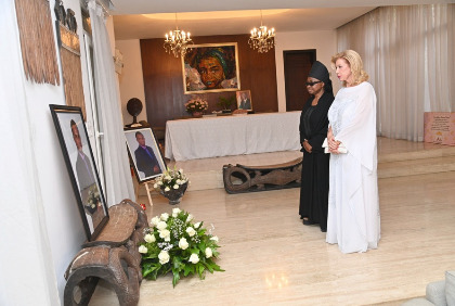 Décès de Kamaté Abraham: présentation de condoléances à madame Chantal Camara