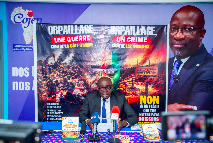Côte d'Ivoire : Conférence du Cojep relative à l'orpaillage clandestin