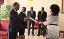 Présentation des Lettres de créance des Ambassadeurs du Bénin, de Pologne et de Norvège au Président Alassane OUATTARA