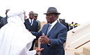 Arrivée du Président de la République, S.E.M. Alassane OUATTARA, à Niamey (Niger)