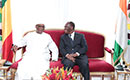 Entretien du Président de la République, S.E.M. Alassane Ouattara, avec son homologue du Mali, S.E.M. Ibrahim Boubacar Kéita