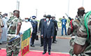 Arrivée du Président de la République, S.E.M. Alassane Ouattara, pour la Mission sur la résolution de la crise au Mali