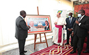Cérémonie de Dévoilement du Timbre commémoratif du 50 ème Anniversaire de l`établissement des Relations diplomatiques entre la Côte d`Ivoire et le Vatican