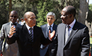 Entretien du Président, SEM Alassane OUATTARA, avec le Président de l`Assemblée Populaire Nationale, M. MOHAMED Larbi Ould Khelifa